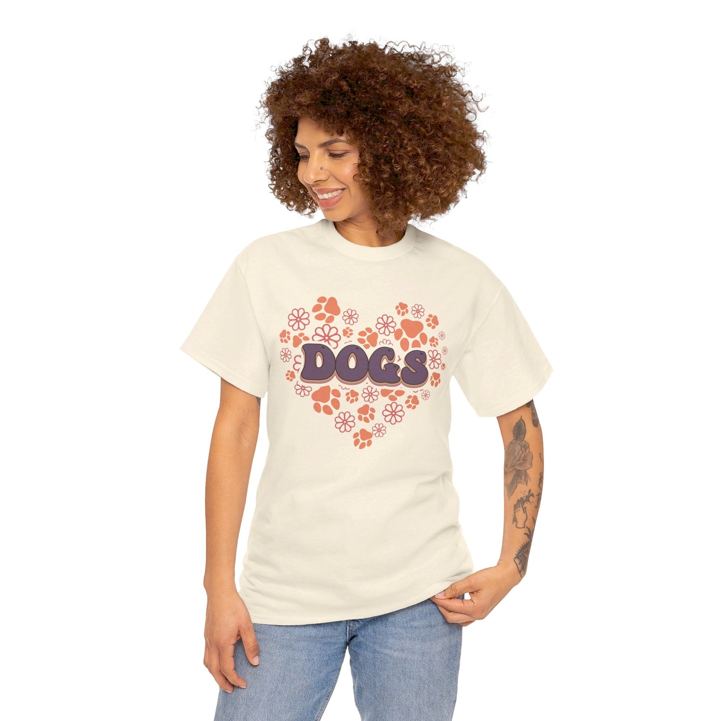 Unisex Heavy Cotton Tee, Dogs