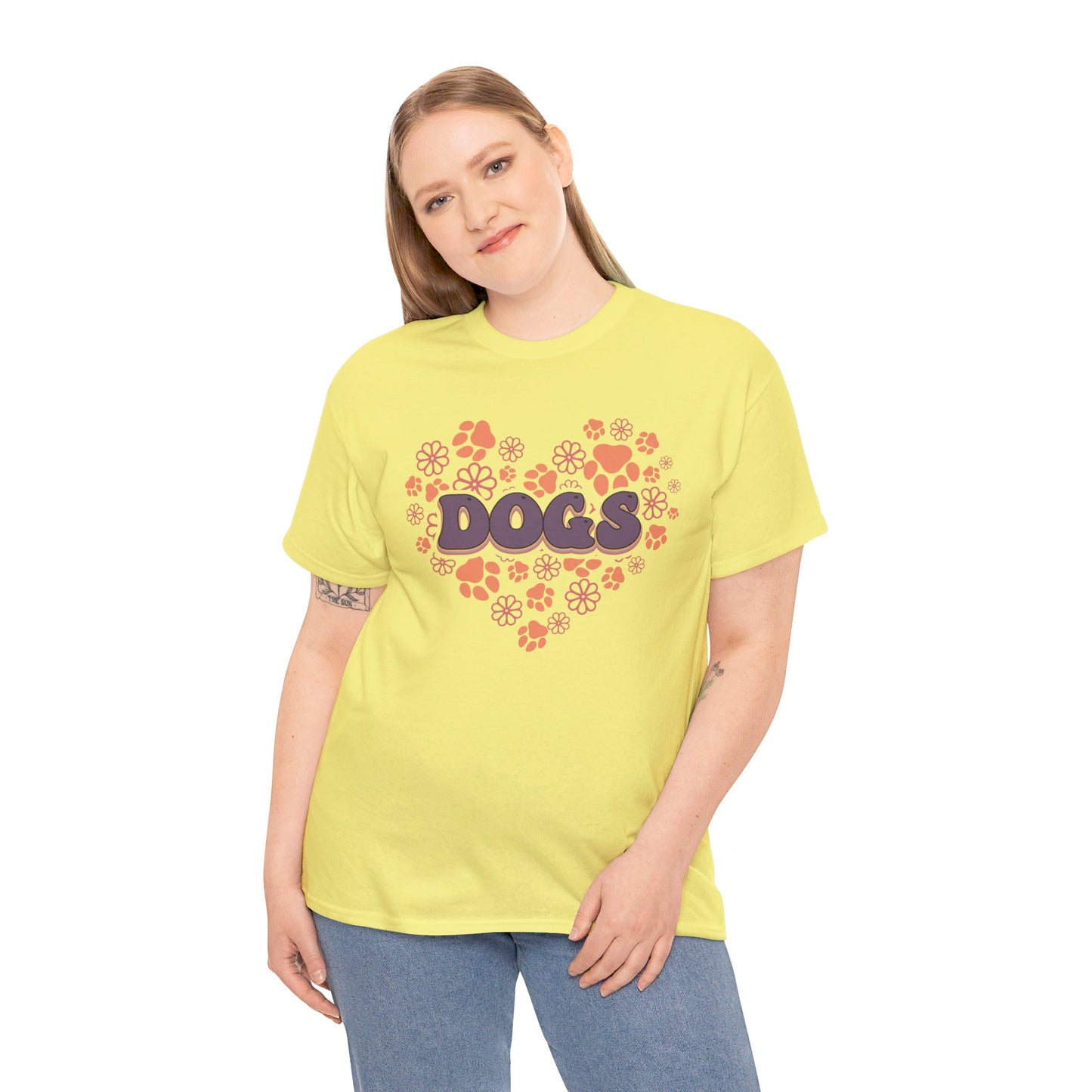 Unisex Heavy Cotton Tee, Dogs