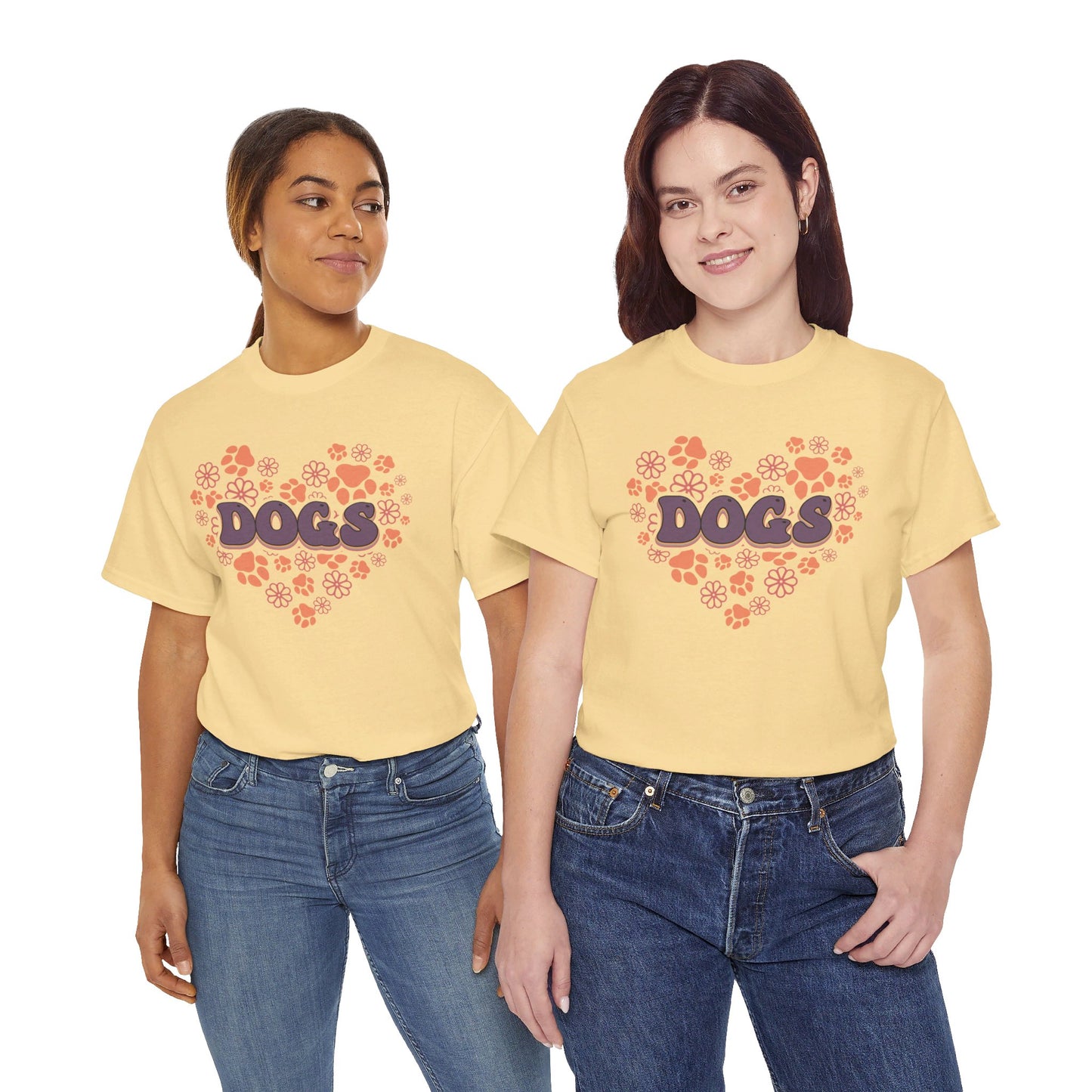 Unisex Heavy Cotton Tee, Dogs