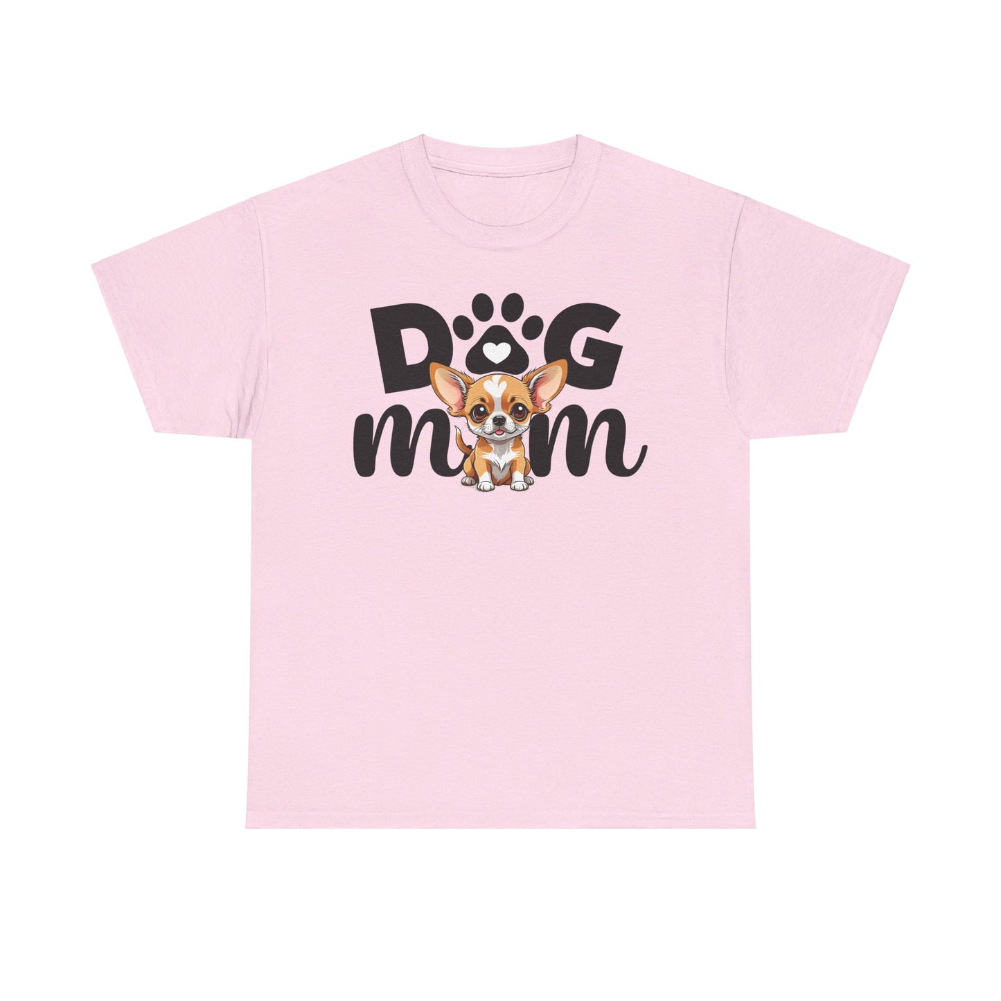 Unisex Heavy Cotton Tee, Dog Mom