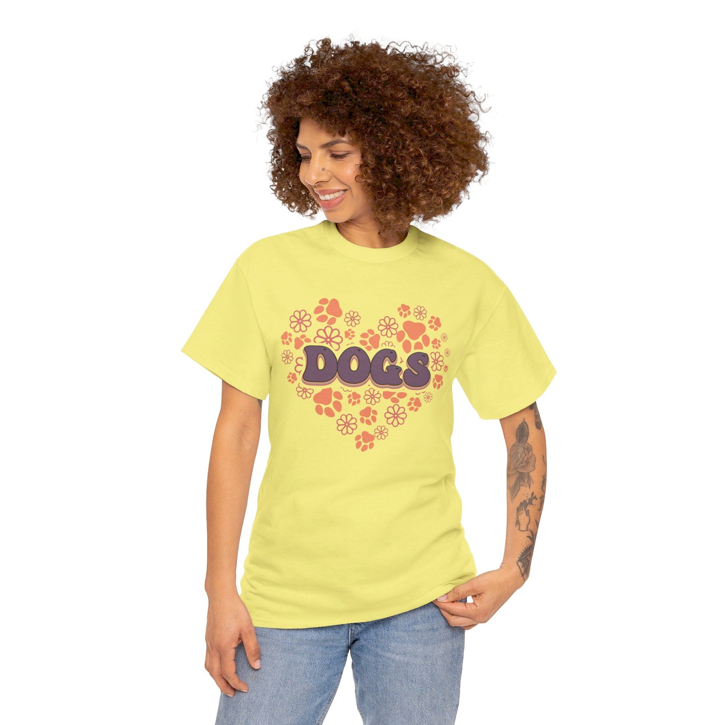 Unisex Heavy Cotton Tee, Dogs