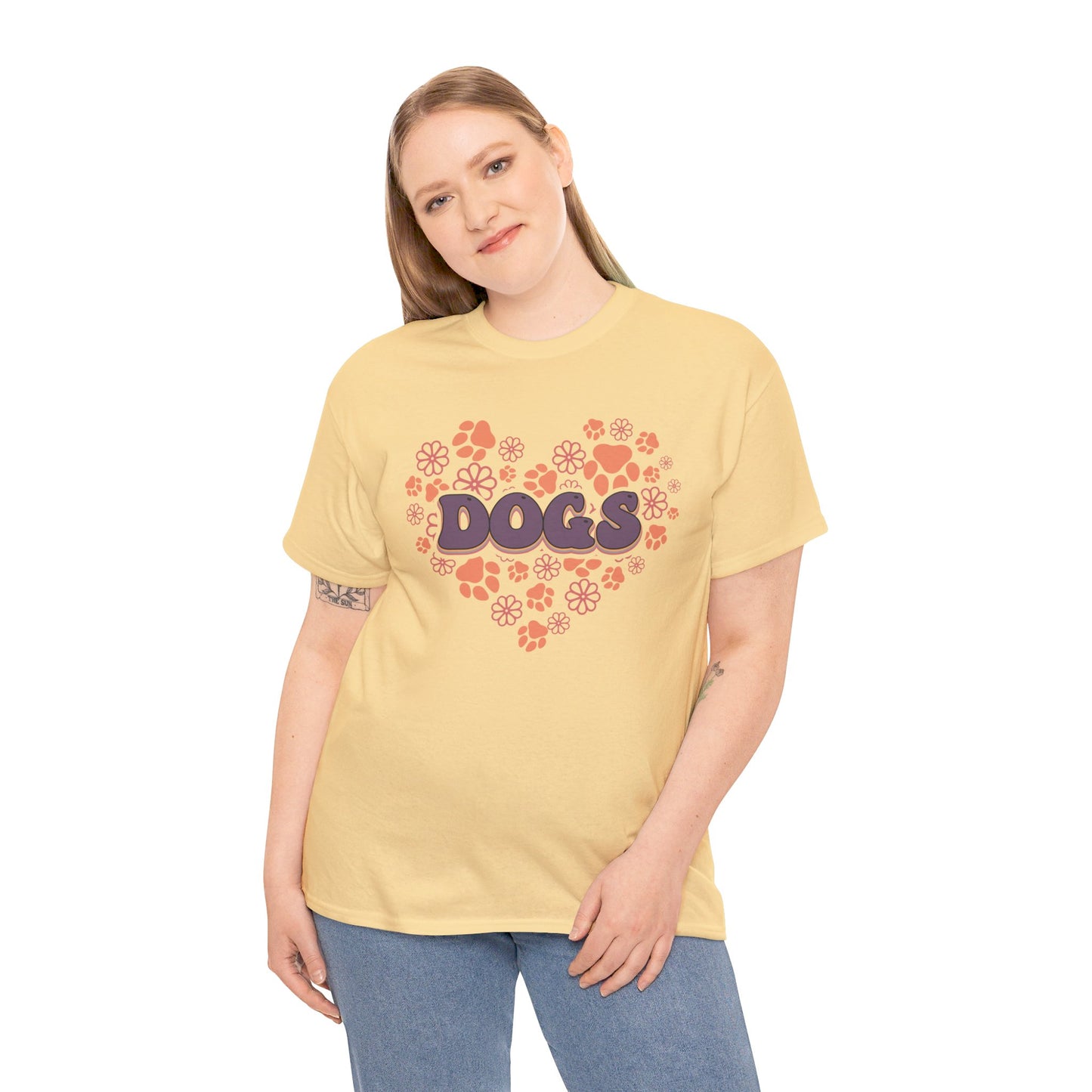 Unisex Heavy Cotton Tee, Dogs