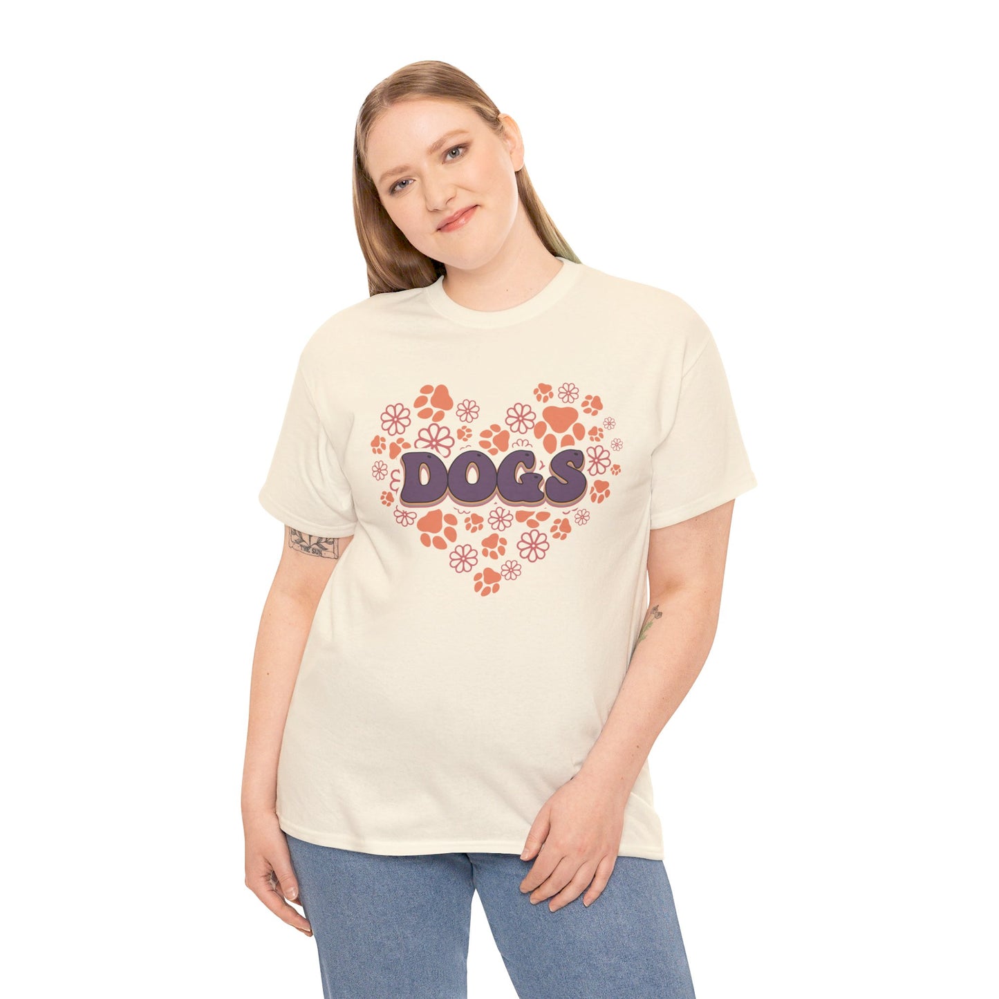 Unisex Heavy Cotton Tee, Dogs