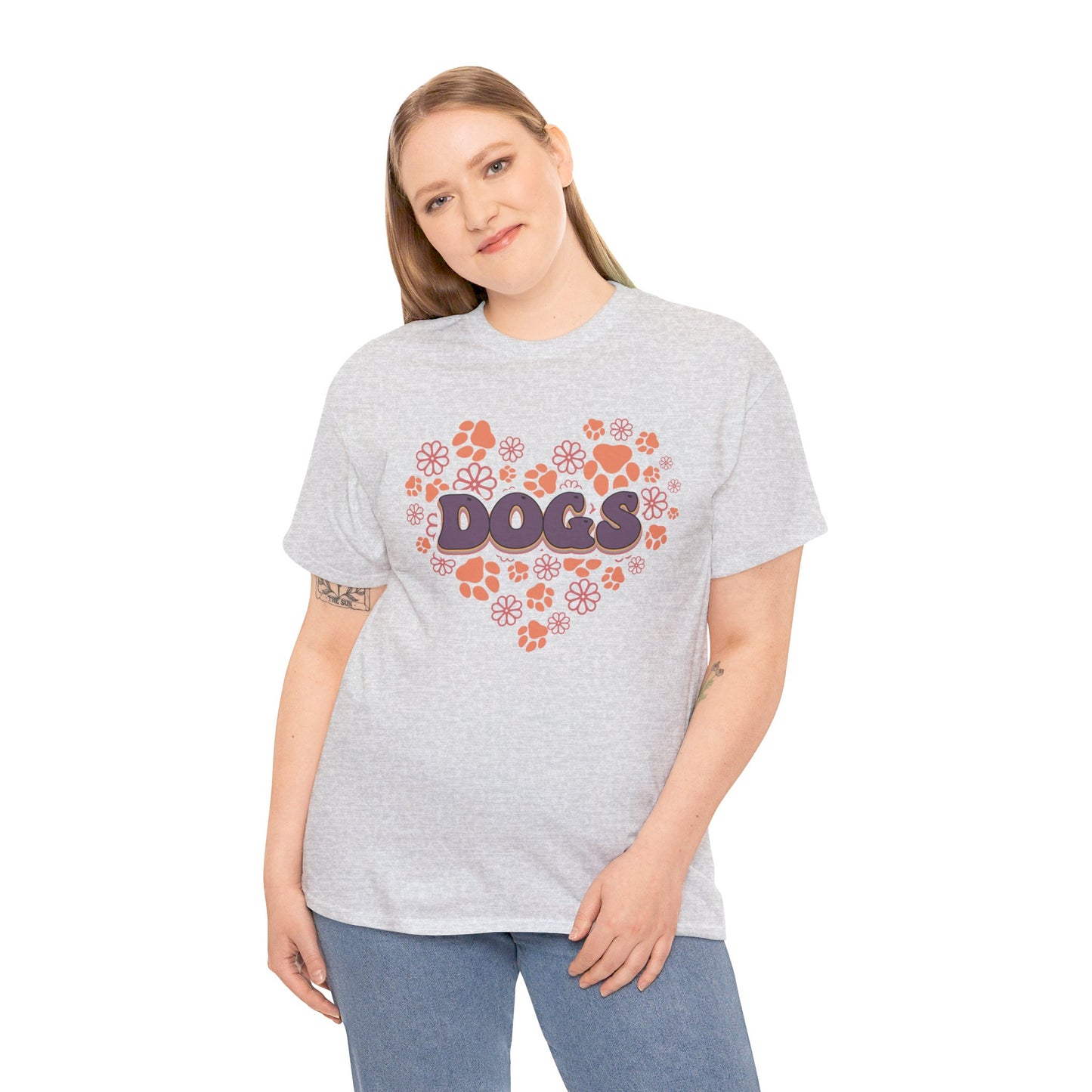 Unisex Heavy Cotton Tee, Dogs