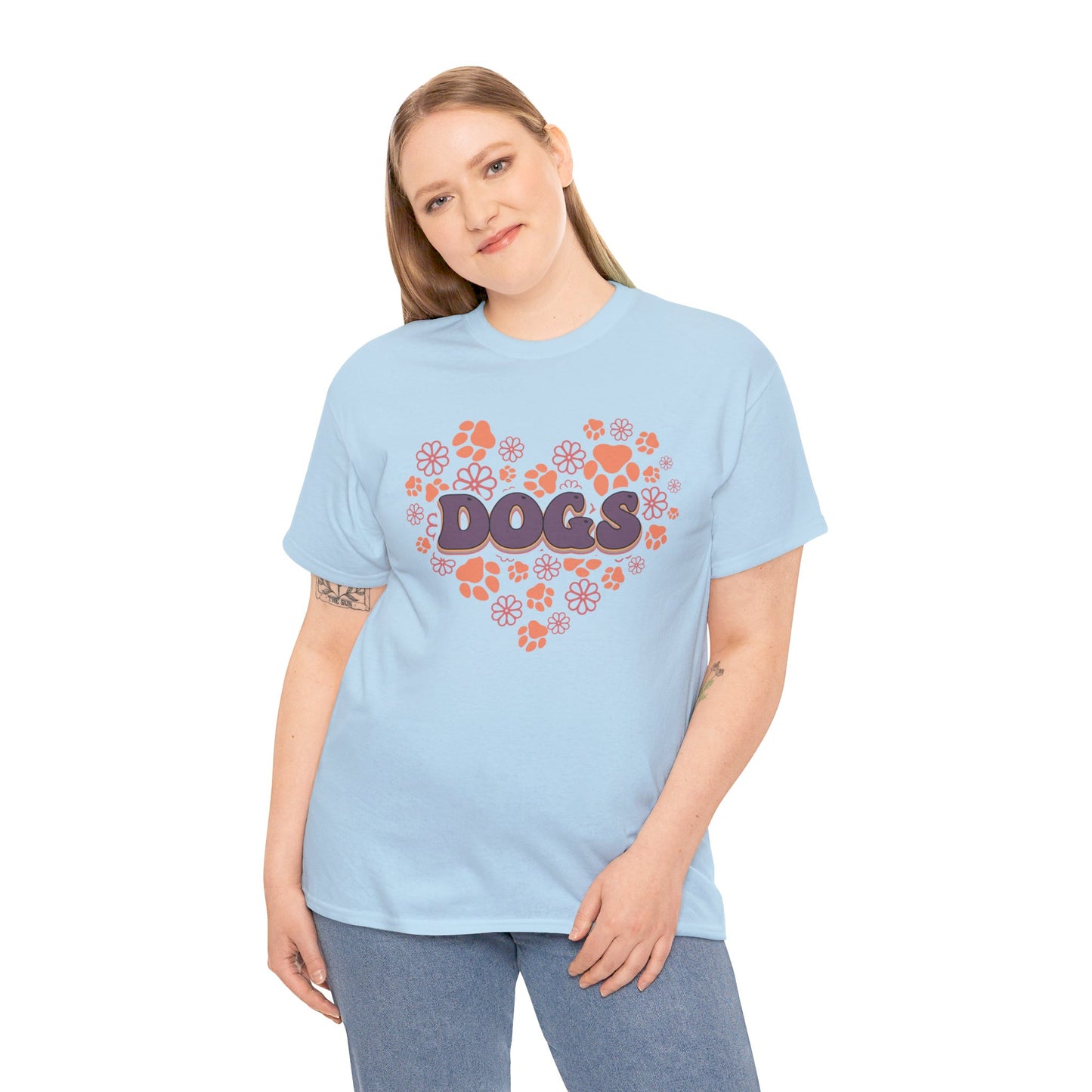 Unisex Heavy Cotton Tee, Dogs