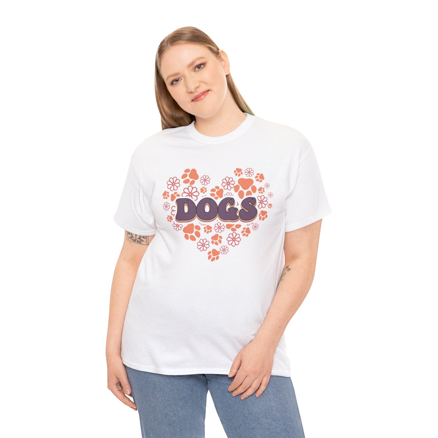 Unisex Heavy Cotton Tee, Dogs