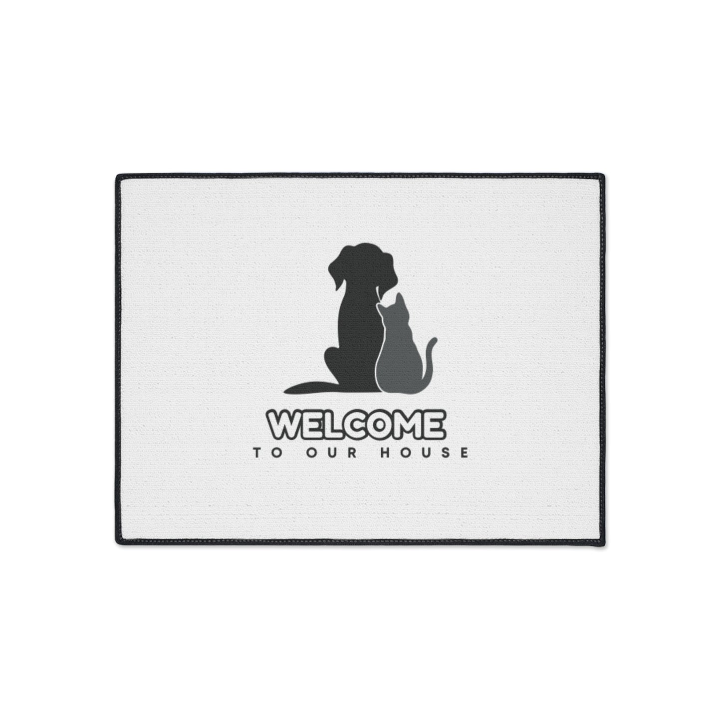 Floor Mat Home Welcome Mat, for animal lovers, Dog house, Cat house, Floor Mat for animal lovers