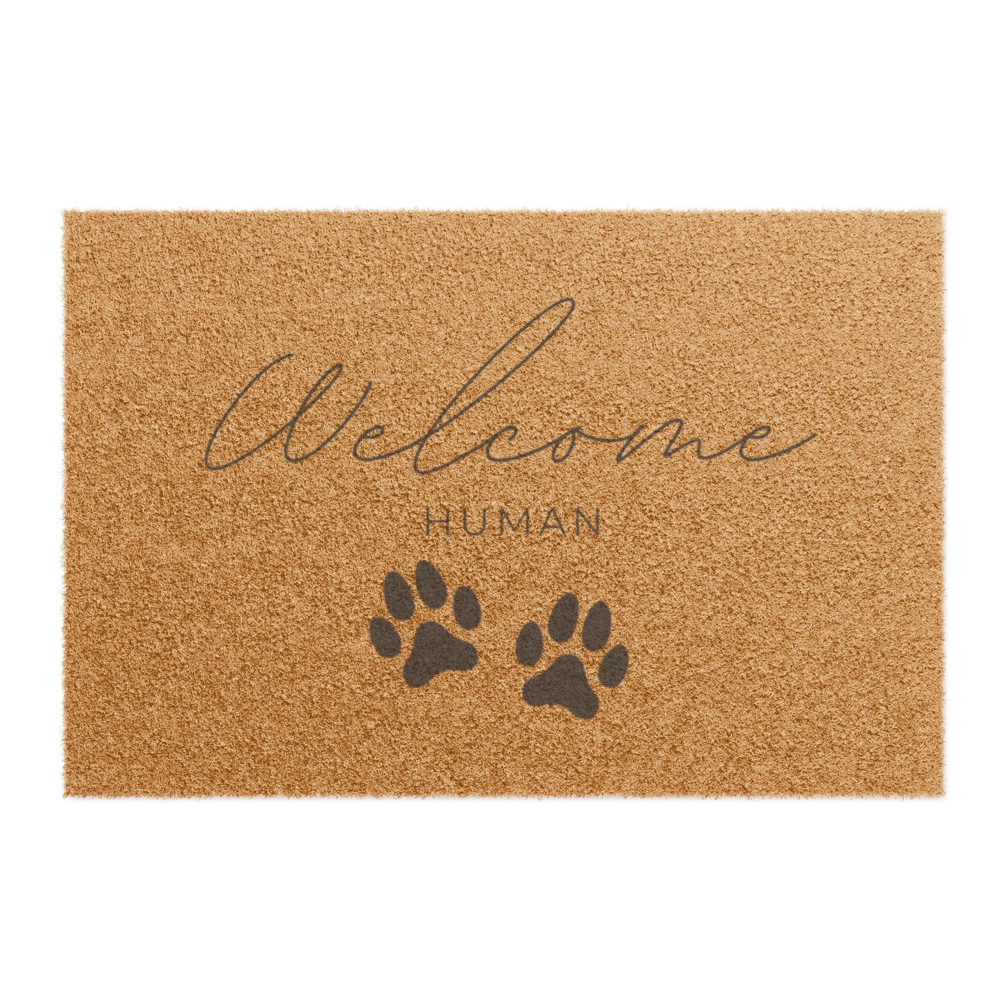 Welcome Paw-prints: Dog-Themed Entrance Mat, Doormat, carpet entrance.